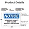 Signmission Diesel Fuel Capacity 1000 Gallons Max Fill OSHA Notice Sign, Aluminum, 24in W x 18in L, 2PK OS-2PACK-NS-A-1824-L-10995 - alternate 7